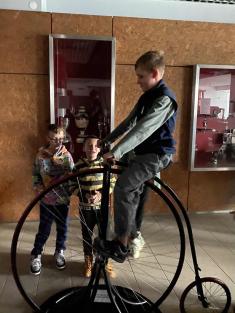 Páťáci v Technickém muzeu